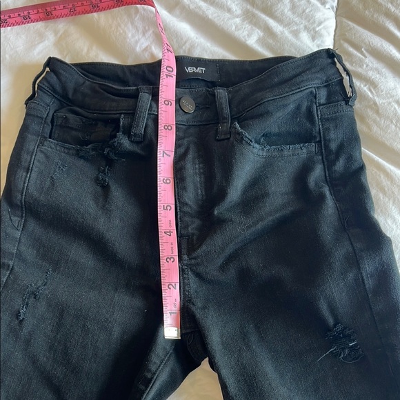 VERVET BY FLYING MONKEY Black Skinny Jeans High-Rise Stretch - Picture 6 of 8
